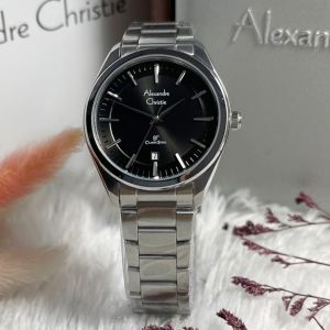 (BISA COD) Jam Tangan Wanita Alexandre Christie AC 8657 AC8657 Garansi Resmi 1 Tahun - Tali Rantai