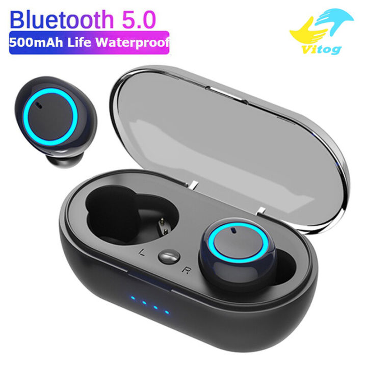 Vitog Y50 Wireless Bluetooth Earphone With Mic,HD Call Touch
