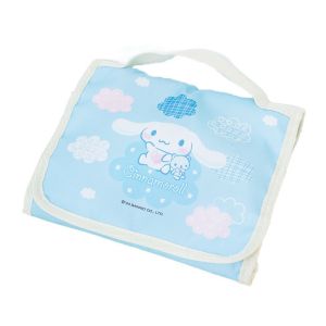 KINTHAZER Hello Kitty Túi mỹ phẩm gập lại Kuromi. Cinnamoroll Túi đựng đồ vệ sinh cá nhân Di động Chống nước Túi trang điểm hoạt hình Phụ nữ