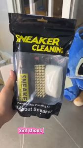 3in1 Shoe Cleaner Premium Foam Portable for travel Sneaker Preservation