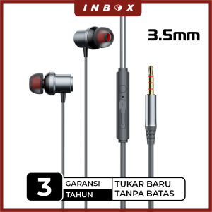 INBOX MI-2 Earphone 3.5mm Ultra Bass HD Audio Stereo Microphone Headphone Headset Handsfree