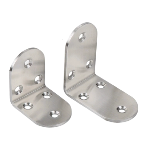 4 cái 90 độ góc chân đế 3 lỗ kim loại Doanh ốc vít rustproof Nẹp góc kim loại cho tủ kệ lắp ráp