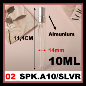Botol Spray Kaca Almunium 5ml/10ml Refileable Parfume
