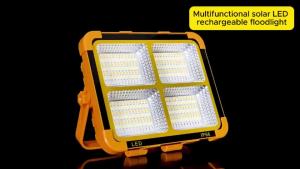Solar Light Outdoor Waterproof Emergency Lights Rechargeable USB Lamp Flashlight Camping Headlight