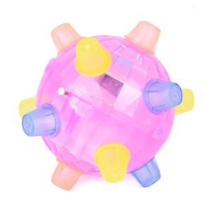 Jumping Ball Interactive Dog Toy 5in Music Bouncing Dancing Balls with RGB Flashing Light for Large Medium Small Dogs