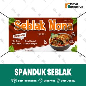 Cetak Spanduk Seblak Baligho Cetak Banner Custom