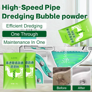 [Pipe Cleaner] Pipe Dredging Powder Foam Deep Cleaning Bathroom Drain Strong Solubility High Speed Pipe Cleaning Foam Powder Multifunctional Pipe Cleaner