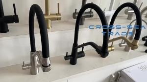 304 Stainless Steel Faucet Kitchen Sink Faucet Three-in-One Hot and Cold Water Purification Dual-Use Faucet