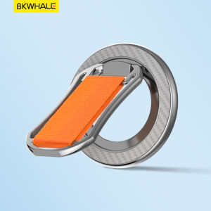 BKWHALE Magnetic bracket 360 ° Rotation metal stand Portable phone holder Multi functional ring Grip