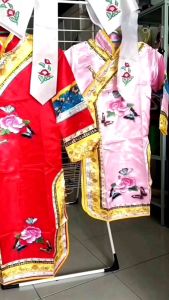 Children Qing Dynasty Costume Boy Child Chinese Hanfu with Hat Chinese Traditional Costume Kids Robe