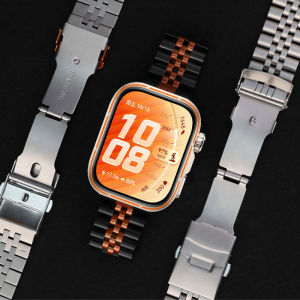 Men Stainless Steel Strap For Huawei Watch Fit 5 5 Pro Smart Watch Band Metal Bracelet