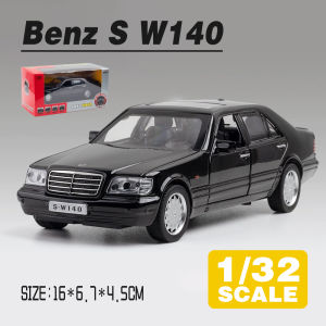 LEO 1:32 Mercedes Benz S Class W140 Diecast Model Car Alloy Cars Toys Collection Gift For Kids Boy Girl