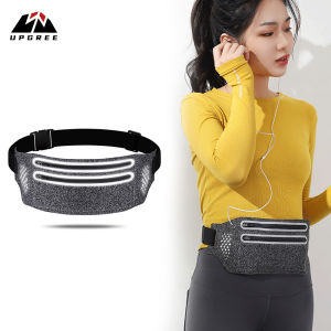 UPGREE Fashion Waist Bag Men Womens Fitness Bag Outdoor Sports Waist Pack Bag Ultrathin Pouches Adjustable Running Pouch Waterproof Crossbody Bag Money Phone Waist Fanny Pack Jogging Belt Fanny Pack With Reflective Strip for Workouts Sports Outdoor