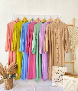 ASHA DRESS - DRESS WANITA - PAKAIAN WANITA - CASUAL DRESS