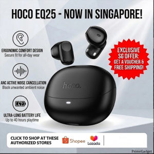 HOCO EQ25 True Wireless Bluetooth 5.4 Earphones In Ear Mini Headset Touch Control Earbud HiFi Audio