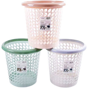 🌟SG INSTOCK🌟 Thickened Plastic Trash Can-Hollow Style Trash Can--Suitable for Corners