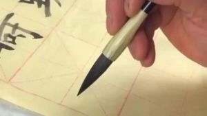 书法毛笔中楷大楷小楷狼毫兼毫懒惰笔秀丽笔文房四宝书法高档纯紫毫毛笔成人初学者楷书行书国画大中小楷套装文房四宝