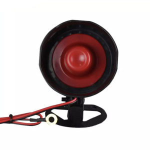 EZ online ลําโพงไซเรน 12V แตรกันขโมยรถยนต์125 dB รุ่น 6 โทน ลําโพงสีแดง + สีดํา แตรกันขโมยรถยนต์ เสียงดัง