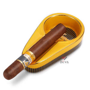 Giá rẻ Gạt tàn Cigar 1 điếu chất liệu SỨ shop gửi màu ngẫu nhiên
