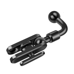 Aluminum Car Vent Extension Poles Mount 17mm Ball Adapter for Phone Holders Locking Mechanism Secures Navigation Devices