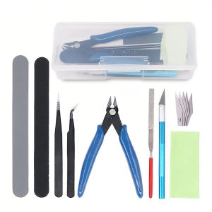 【High quality】Basic Model Tools for Model DIY Craft Tool Car Hobby Building Repairing Assembly Tool Beginner Handmade Scissors Tweezers