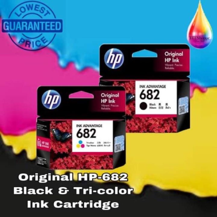 Genuine Hp Black Tri Color Ink Cartridge Lazada Ph