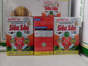 Sản Phẩm Bảo Vệ Thực Vật Sinh Học - Siêu Sâu 1102 new tapky Phòng Ngừa Sâu Ăn Lá Sâu Ăn Đọt Rau Màu Hoa Kiểng Pha 25 Lít