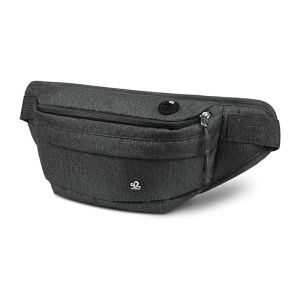 WATERFLY Waist Bag Fanny Pack for Men Women Water Resistant Large Hiking Waist Bag Pack Carrying All Phones for Running Walking Traveling