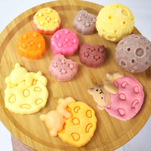 Động vật bằng Silicone khuôn gấu phim hoạt hình hình fondant khuôn mẫu tự làm dụng cụ trang trí tiệc sinh nhật 3D trăng khuôn nhựa handmades