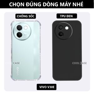 Ốp lưng chống sốc Vivo V30/ V30 PRO/ V30EVivo V30/ V30 PRO/ V30E trong suốt silicon bảo vệ camera-Cool Case