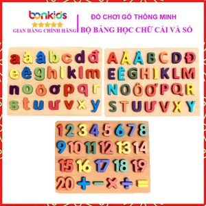 Đồ Chơi Trẻ Em Thông Minh Bonkids COMBO 3 Bảng Chữ Cái Tiếng Việt In Hoa In Thường Và Bảng Số - Đồ Chơi Cho Bé Trai Bé Gái - Đồ Chơi Giáo Dục
