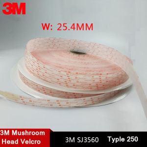 3M Dual Lock SJ3550 Black and SJ 3560Transparent Mushroom Adhesive Fastener Tape Type 250/25.4mm Width Velcros Adhesivo