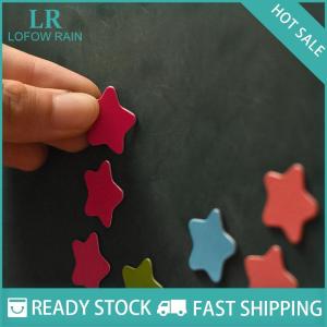 LF Wholesale✨Flash Sale ✨ 20Pcs Star Magnetic Blackboard Sticker Refrigerator Magnet Children Race Magnet