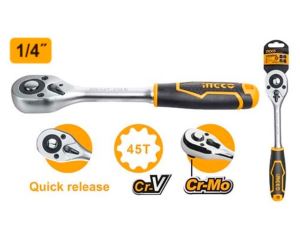 INGCO ด้ามบ็อก ด้ามบล็อก บล็อก ประแจบล็อก ด้ามก็อกแก็ก ด้ามขัน ขนาด 1/4นิ้ว 1/2นิ้ว