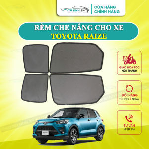 Rèm che nắng nam châm cho xe Toyota Raize bộ 4 tấm cho 4 cửa hàng loại 1 cao cấp vừa khít kính