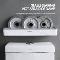 【SG stock】Nordic Bathroom Shelf Restroom Accessories Organizer Toilet Rack Wall Mounted No-Drilling Toilet Organizer Bathroom Storage Shelve Kitchen. 
