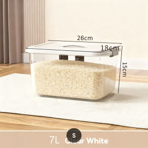 DwellDreams 10KG Auto Rice Dispenser | Sealed Anti-Insect/Damp Storage | Measuring Cup & One-Touch Design | Keep Rice Fresh#CF023#cd011