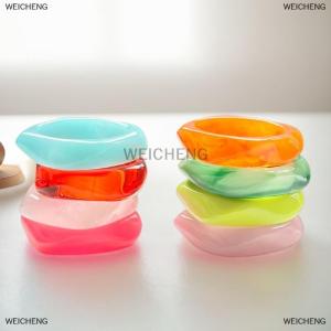 [COD] WEICHENG Fashionable Punk Summer Beach Pattern Acrylic Bracelet For Womens Daily Wear And Parties Bangles For Women