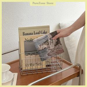 [PureZone] Ins Minimalist Iron Desktop Storage Rack Organizer Table Metal Organizing Rack