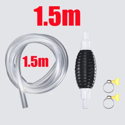 Fuel Transfer Pump with Gasoline Siphone Hose Gas Oil Water Fuel Transfer Siphon Pump Portable Widely Use Hand Fuel Pump