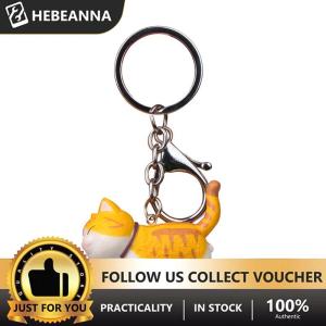 hebeanna พวงกุญแจรูปแมวลูกแมวน่ารักใหม่พวงกุญแจกระเป๋าถือจี้เครื่องประดับของขวัญสำหรับเด็ก
