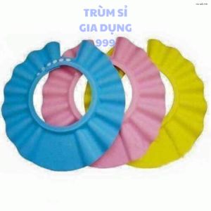 nón mũ gội đầu chắn nước cho bé mũ tắm cho bé mền có mũ bịch tai