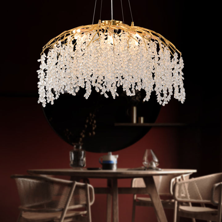 Modern Chandelier Design Luxury K9 Crystal Pendant Ceiling Lamp Bedroom ...