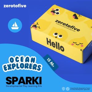 SPARKI Kit Ocean Explorers Montessori Toy Toddler Early Learning Busy Book Preschool Learning Kit Growth Mindset