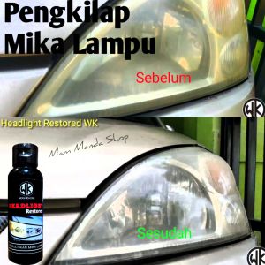 Pembersih & Pengkilap Mika Lampu Mobil / Headlight Restored 100ml / Headlamp Polish / Poles Mika Lampu Mobil / Kaca Lampu Mobil & Motor