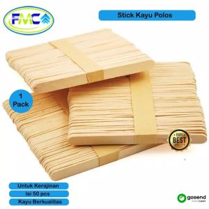 Stik Es Krim Kayu Kerajinan Stick Ice Cream Bahan Halus Tebal Kreasi Kerajinan Tangan Prakarya Dekorasi DIY