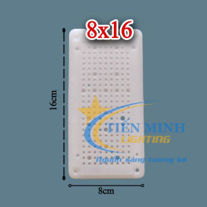 Combo 2 cái/ 6 cái/ 10 cái bảng điện nhựa 8x16cm dùng lắp các phụ kiện điện (ổ cắm aptomat) tiện dụng