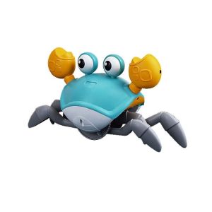 8T QC03Y Induction Crab Mainan Anak Kepiting Berjalan - Kepiting Berjalan Air dan Darat - Walking Crab - Mainan Anak Simulasi Pet