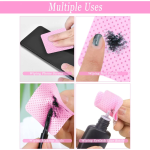 200 Cotton Pads Pads Cosmetic Cleaning Non-Woven Wipes Nail Cleaning Wipes Pads Nail Polish Remover Pads