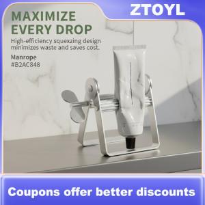 【ZTOYL】 Kim loại kem đánh răng ống squeezer-lớn đa chức năng ống vắt Con lăn Dispenser cho màu tóc nhuộm sơn ống